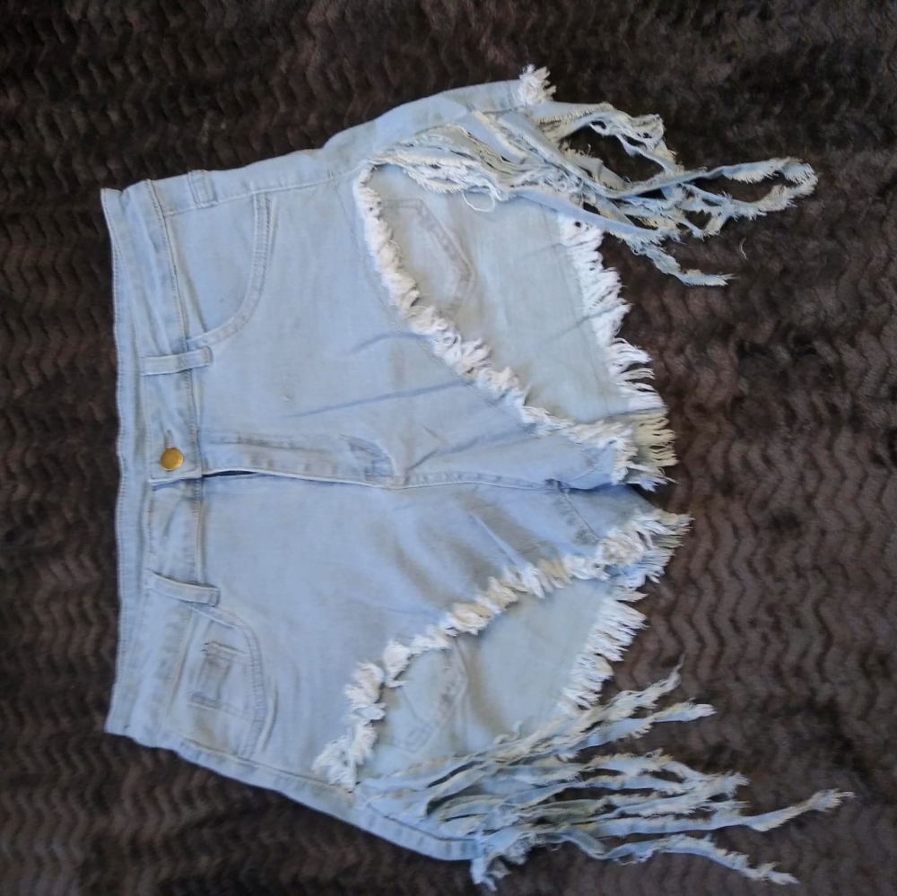 Denim shorts